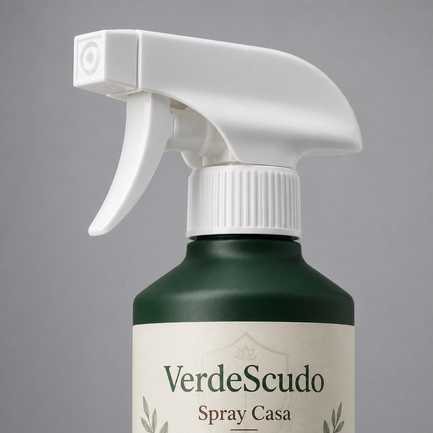 Detalle del nebulizador VerdeScudo Spray Hogar (imagen sintética)