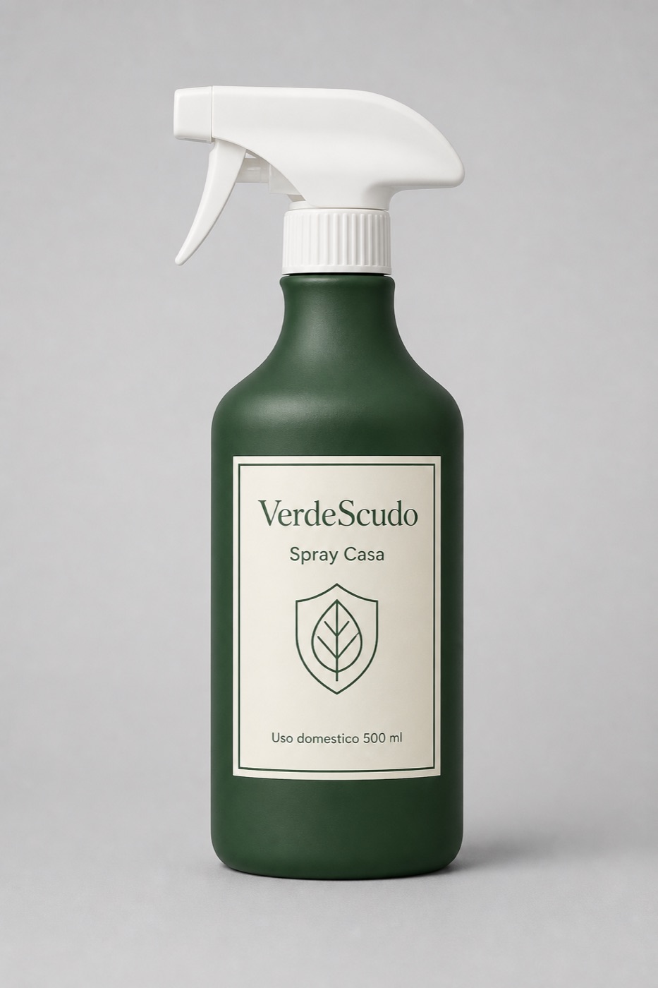 VerdeScudo Spray Hogar 500 ml, envase verde mate con nebulizador (imagen sintética)